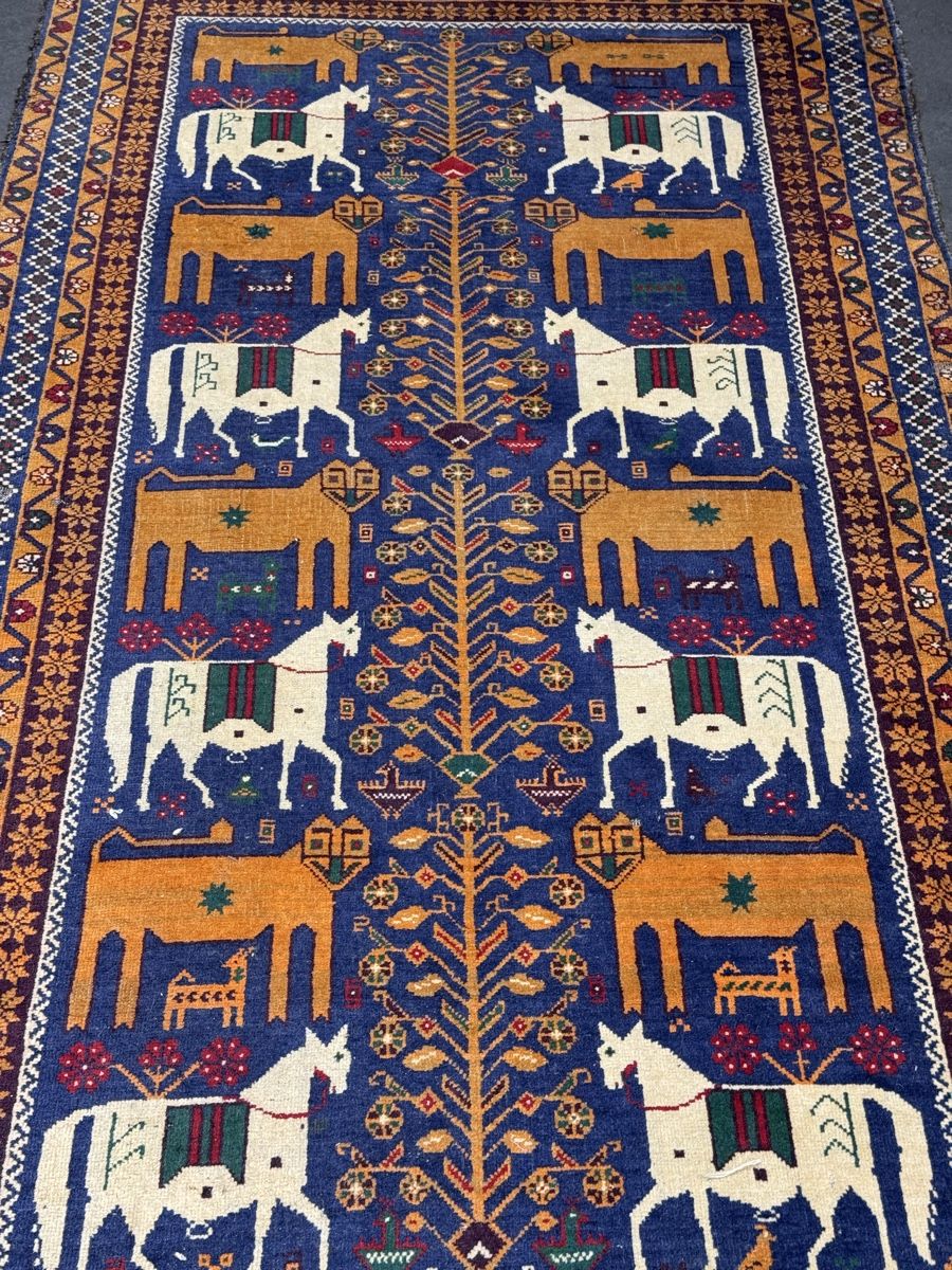 Tappeti: Belutsch -Tiermotiv – Usato da Liestal venduto da galerie_nategh 6