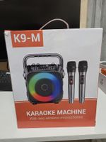 Karaoke Maschine K9-M mit zwei Funkmikrofonen neu
