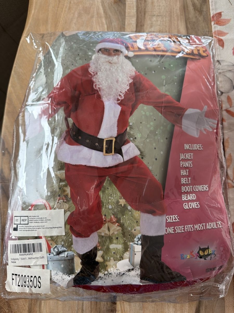 Costumi: Weihnachtsmann Kostüm neu – Nuovo e nell'imballaggio originale da Tann venduto da nic_jwc7