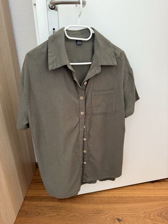 NEU Damen Hemd/Bluse, Farbe Khaki, Grösse XS