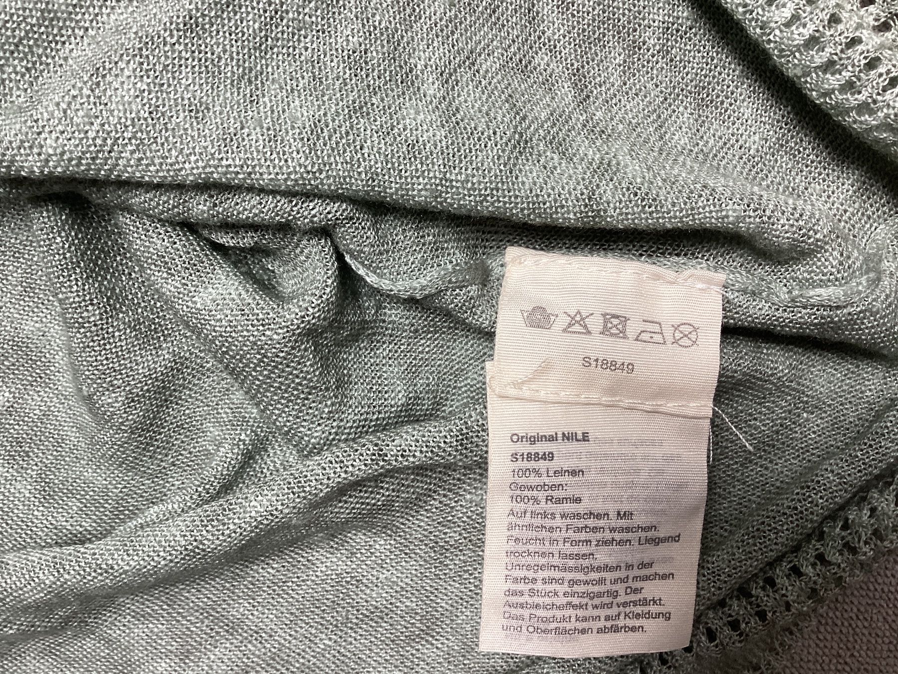 Nile Giacche: NILE wunderschönes Strickjacke Damen hellgrün Gr. S Leinen – Usato da Homberg b. Thun venduto da Homata 7