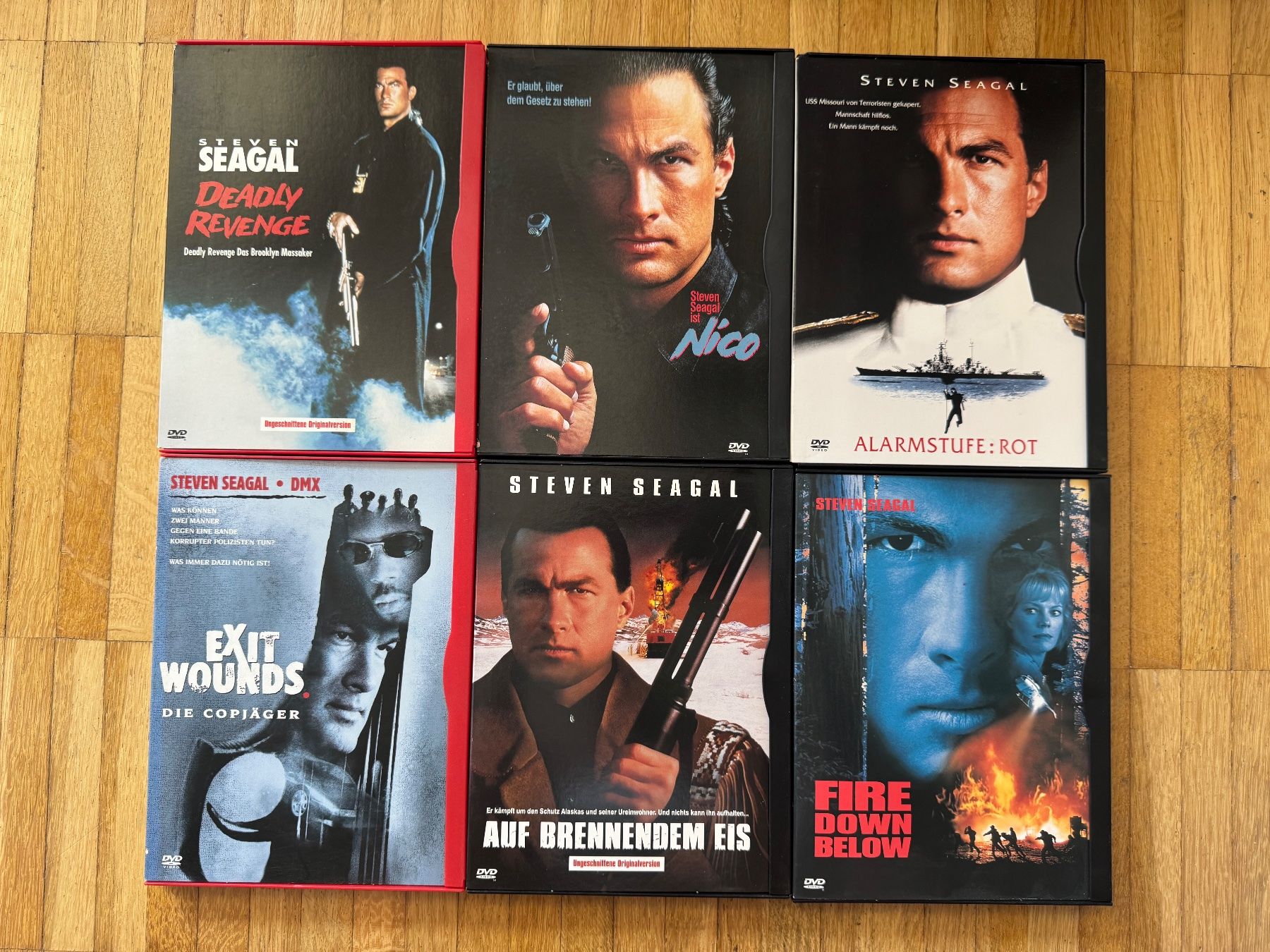 Tutti i DVDs: PACK STEVEN  SEAGAL. (6DVDS) – Usato da Basel venduto da san_2qlq