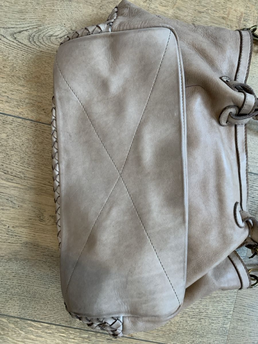 Borse da donna: Ledertasche, taupe – Usato da Thierachern venduto da reten 2