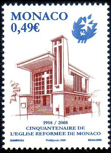 Alle Briefmarken: ** POSTFRISCH ** REFORMIERTE KIRCHE MONACO 2008 - 1-01 – Neu (gemäss Beschreibung) aus Losone von EM2019