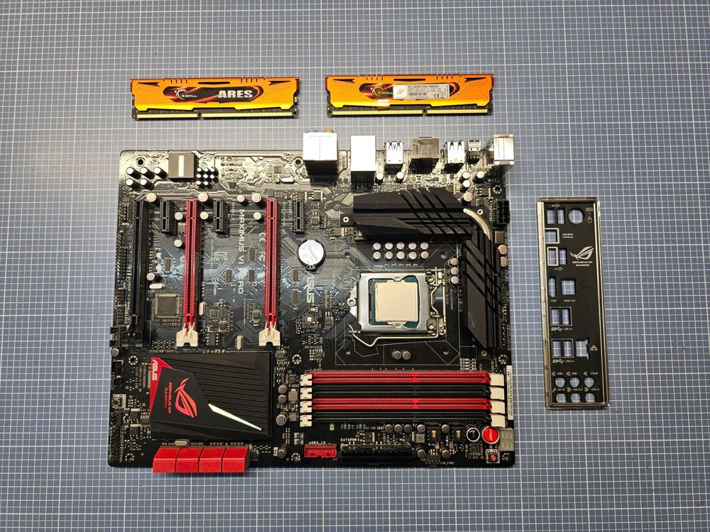 ASUS Maximus VI Hero Motherboard + 16GB RAM + i7 4770K CPU Kaufen auf