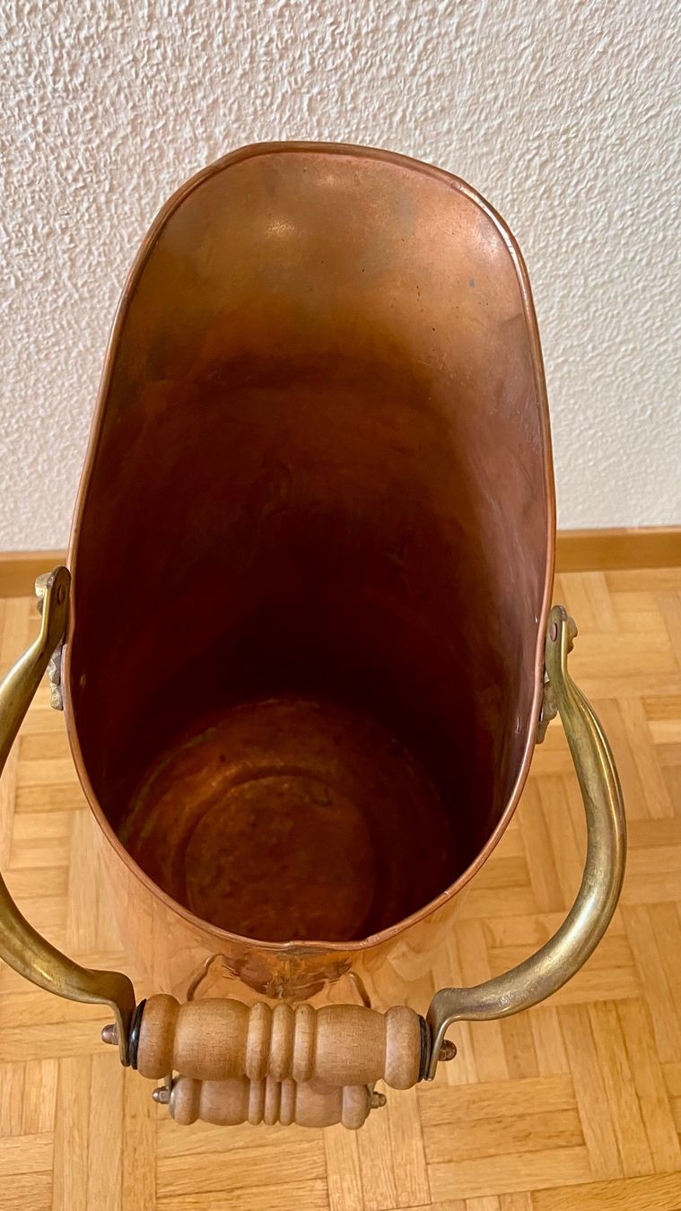 Alle Dekorationen: Antike Kohlenschütte Kupfer – Gebraucht aus Bülach von elm_2myc 4