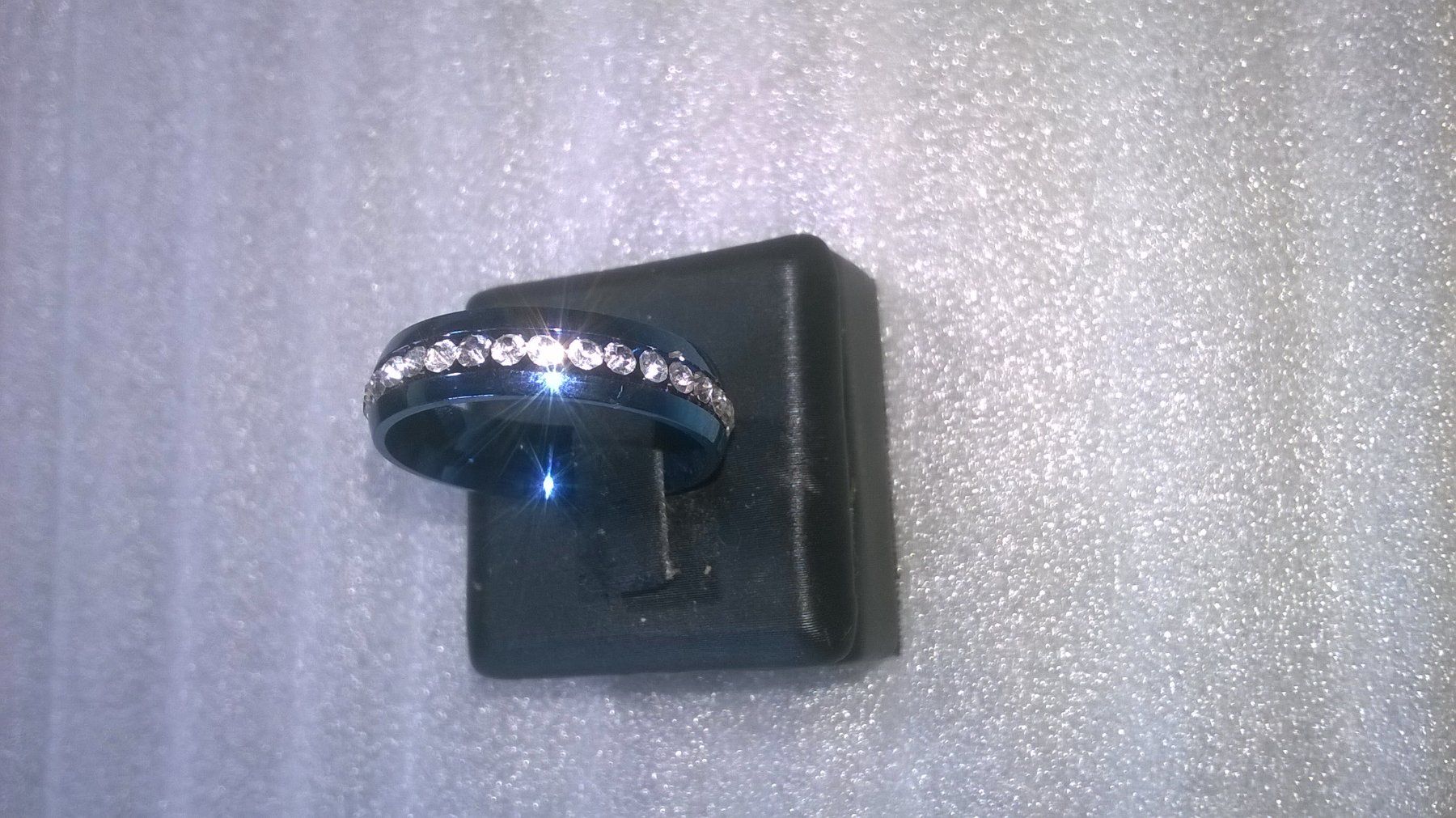 Anelli: RING EDELSTHAL MIT ECHT KRISTALL,,,WEISS KRISTALL – Nuovo (secondo la descrizione) da Basel venduto da bijoutrie_4 1