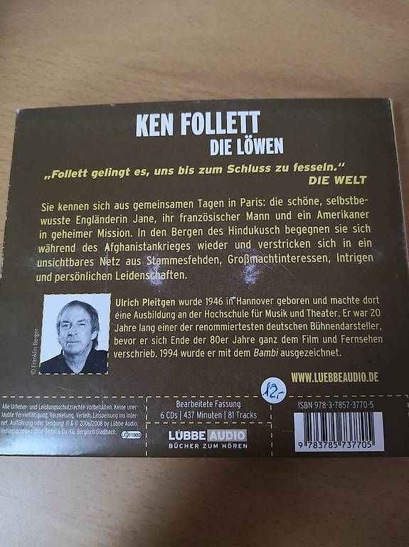 Libri: Ken Follet - Die Löwen – Usato da Arbon venduto da chez-calibra 1