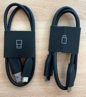 2 câbles USB-C  - (USB-C vers USB-A + USB-C vers USB-C)- NEU