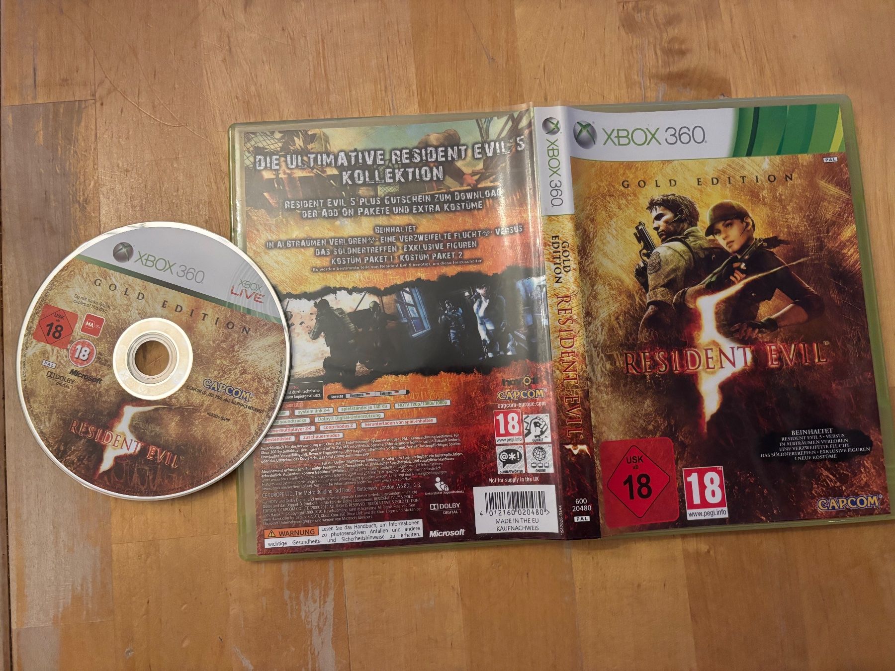 Spiele: Resident Evil 5 Gold Edition (OVP) – Gebraucht aus Frenkendorf von gelbeZinnie