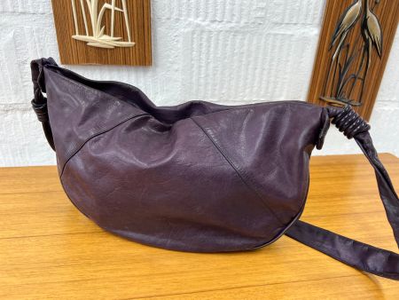 80er Jahre Handtasche I Umhängetasche - Leder
