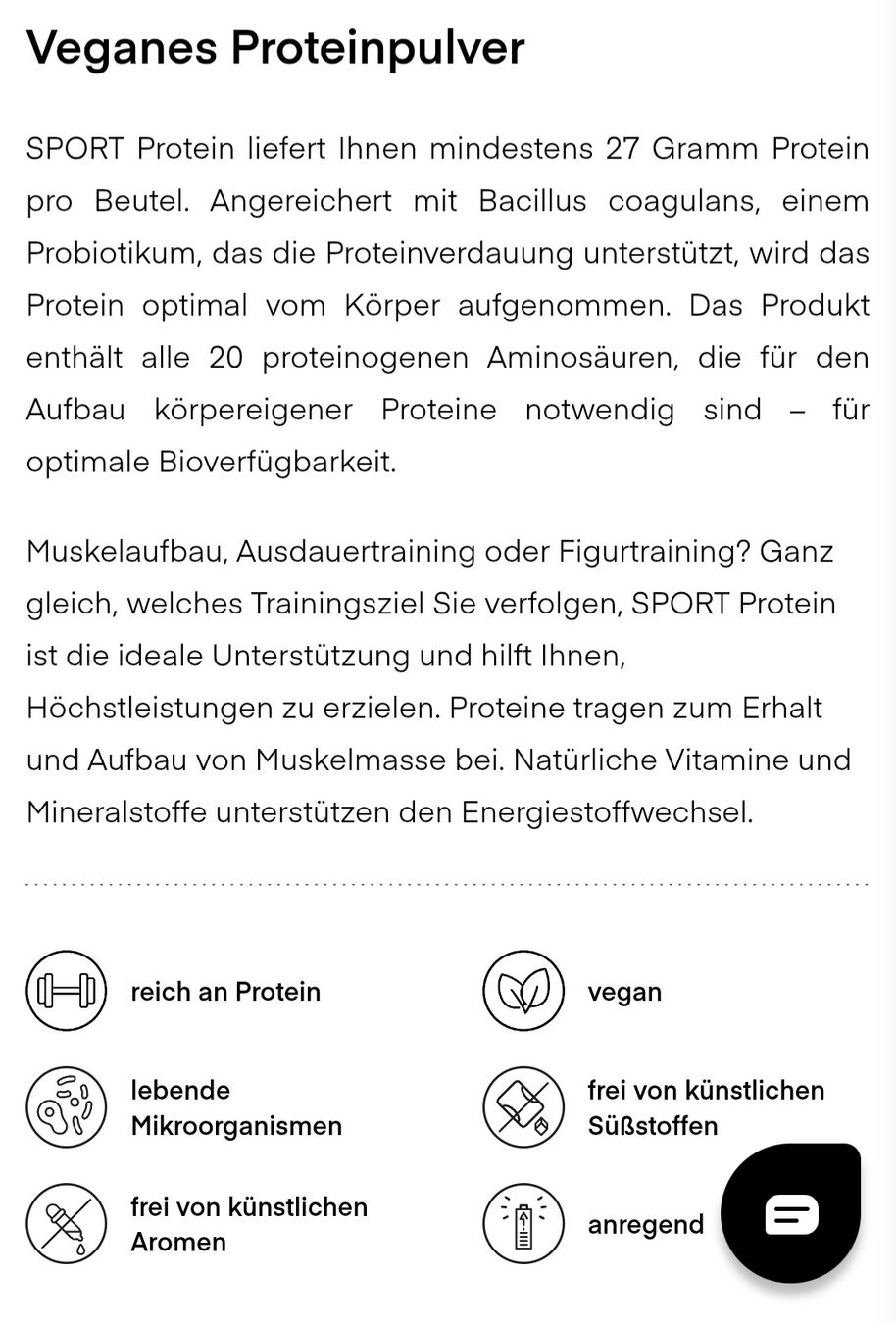 Cibi & Specialità: Ringana Sport Protein  – Nuovo e nell'imballaggio originale da Port venduto da Darialina 4