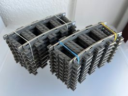 LEGO 9v Schienen Gebogen 16 stk.
