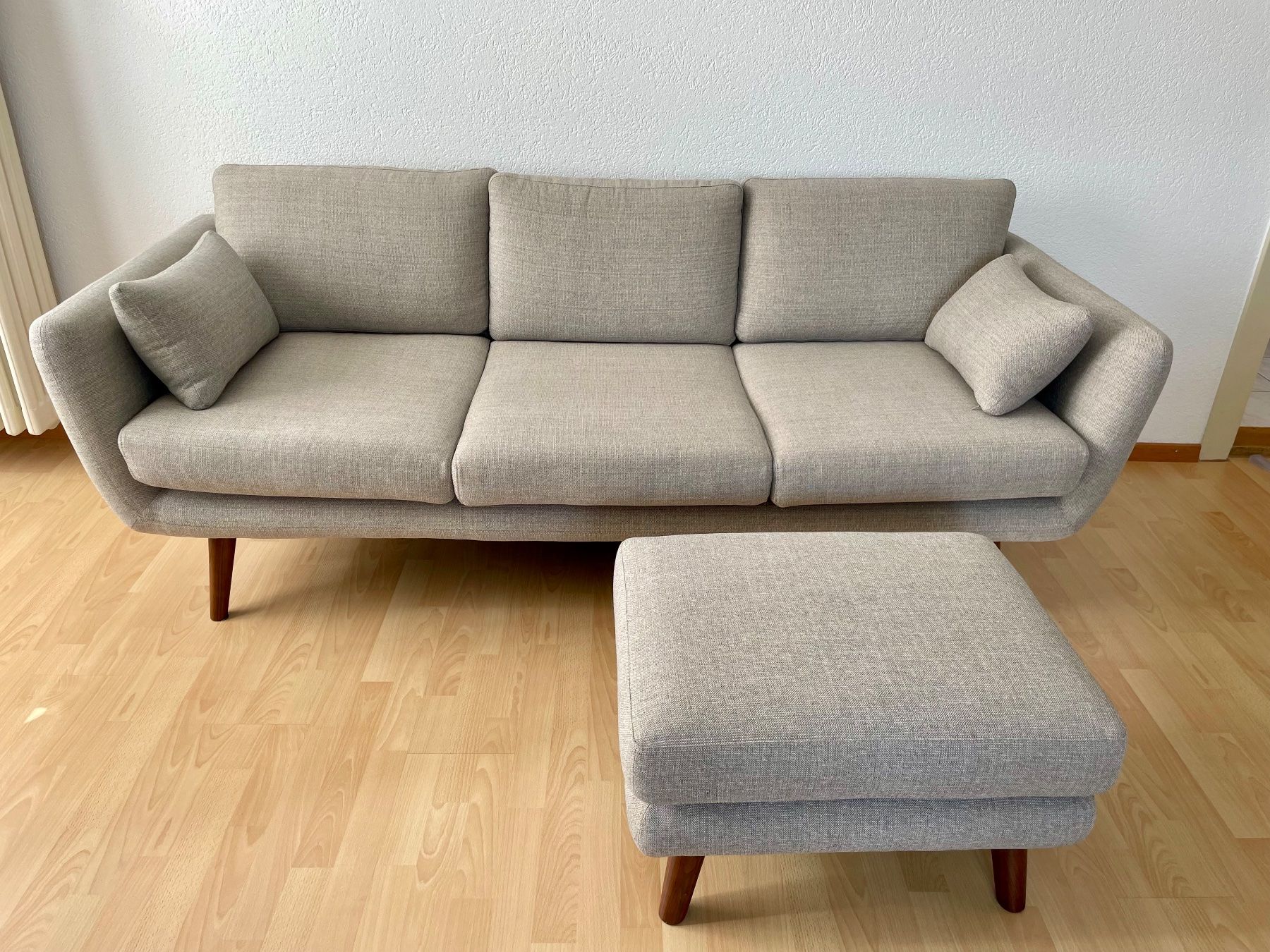 Sofacompany Divani: 3er Sofa mit Hocker von SOFACOMPANY – Usato da Bern venduto da mar_9ygx
