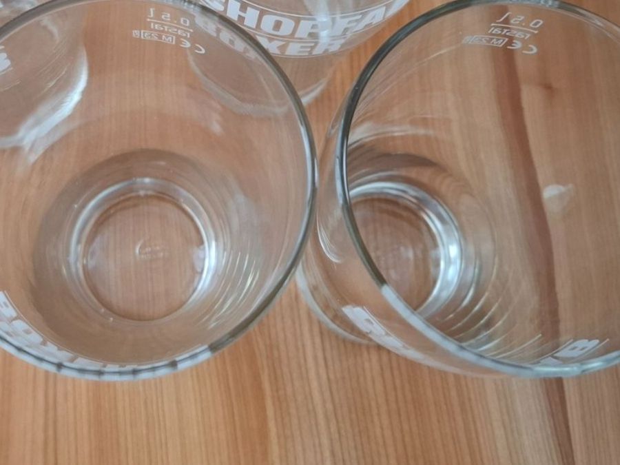 Bicchieri: 2 neue Gläser Chopfab 0,5l – Nuovo (secondo la descrizione) da Dorf venduto da Exena 1