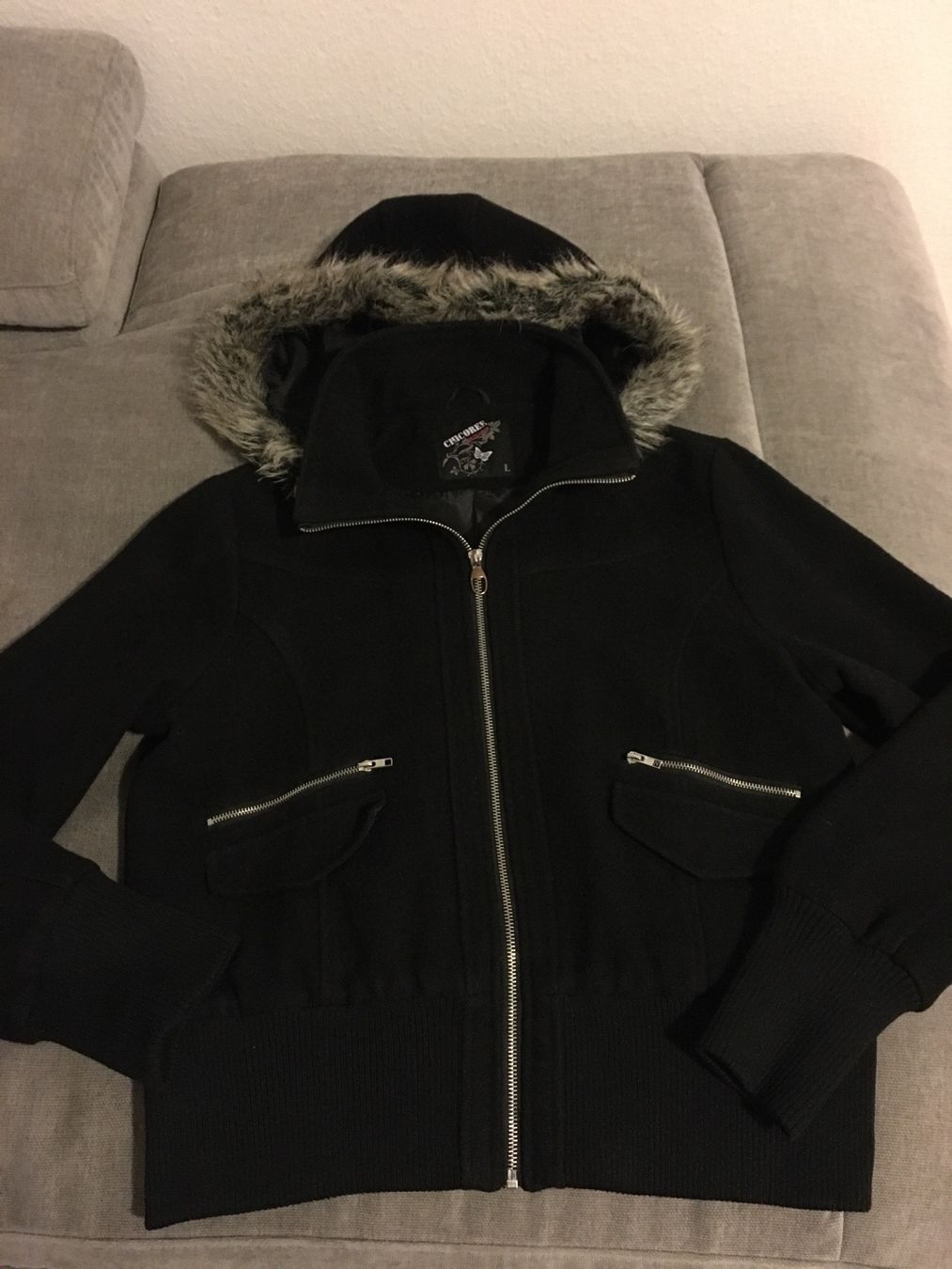 Vestes: Jacke Mantel Hoodie Gr L – D'occasion à Grenchen par Tirana 2