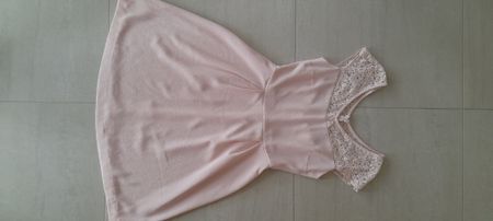 Robe Kleid rose pâle Camaieu 36