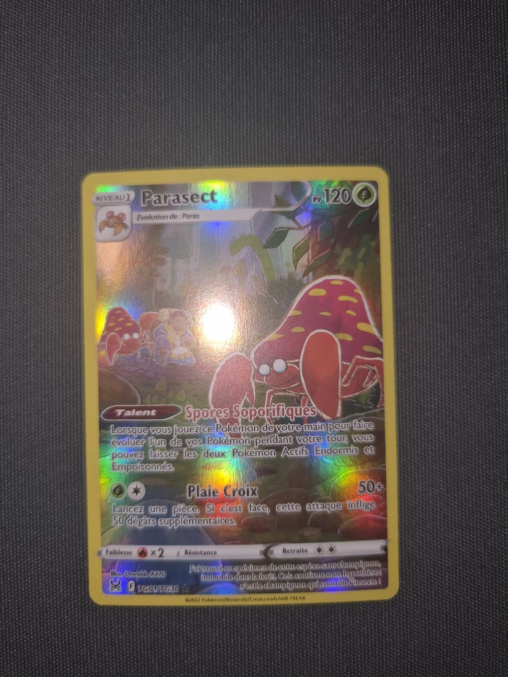 Pokémon Sammelbilder & Trading cards: Parasect Origine Perdu  – Neu (gemäss Beschreibung) aus Les Acacias von S.Vieira