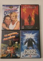 Lot de 4 DVD Kurt Russel: Overboard, Backdraft, La chose...