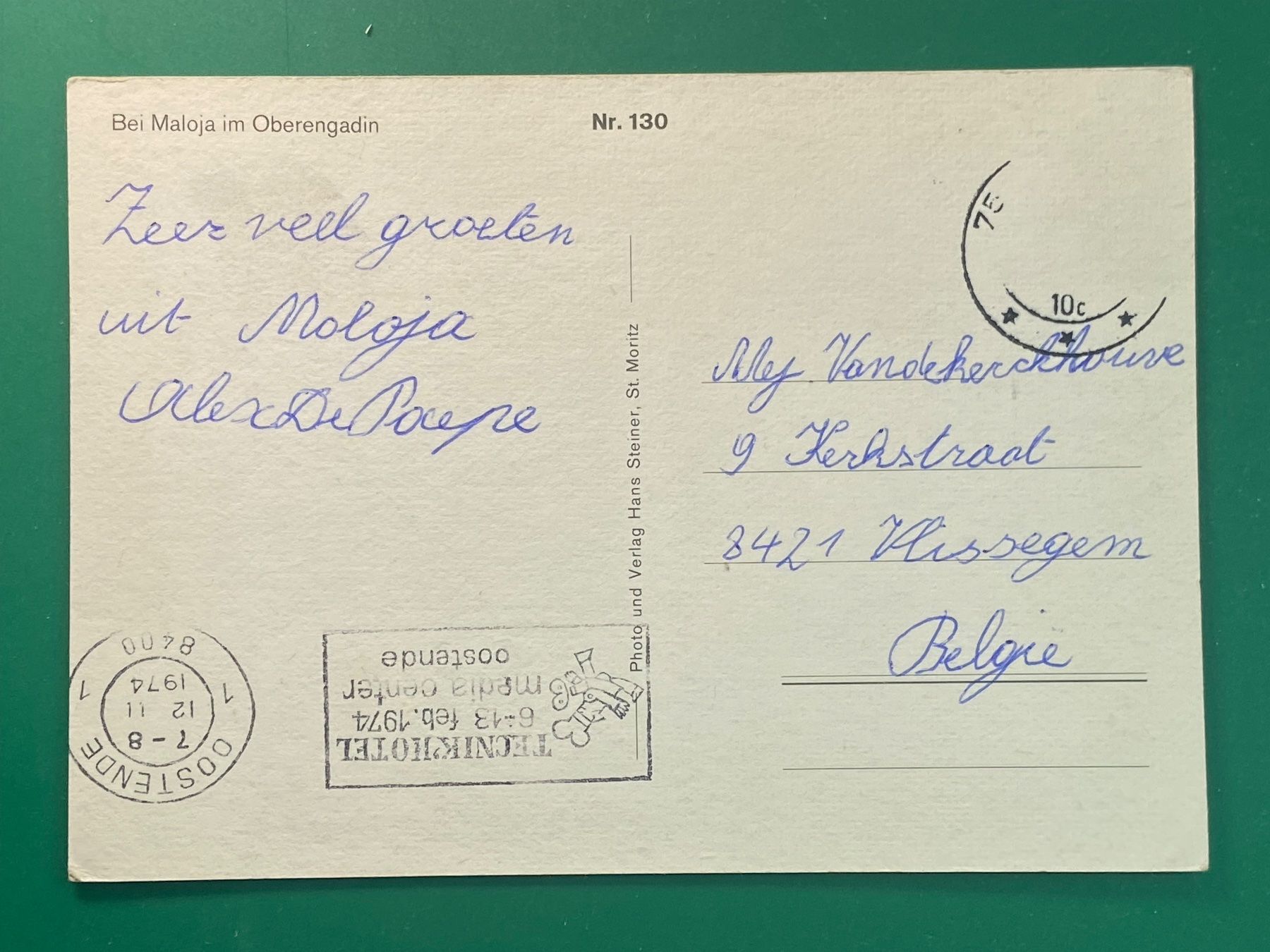 Cartoline postali: Maloja - Oberengadin – Usato da Steg VS venduto da _vinci_ 1