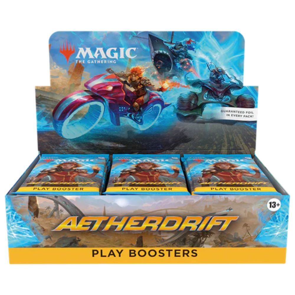 Magic The Gathering Carte collezionabili: Aetherdrift Play Booster Box Magic: The Gathering – Nuovo e nell'imballaggio originale da Genève venduto da Cardtreasure