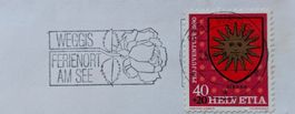 Werbestempel 25.8.81 (Weggis) auf Beleg