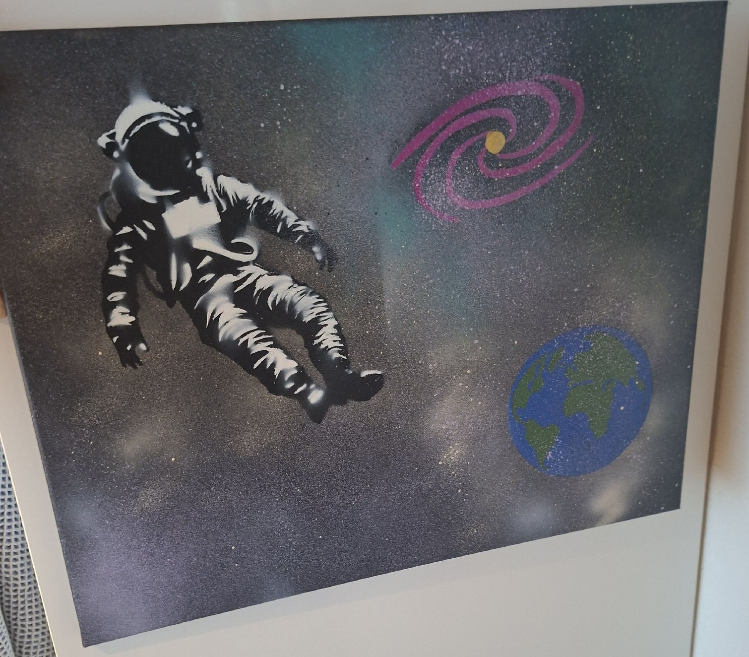 Gemälde: der einsame Astronaut – Gebraucht aus Schwarzenburg von yan_7cyj