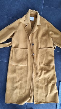 Mantel beige S American Vintage Wolle