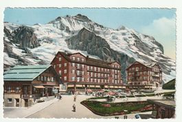 1956, Kleine Scheidegg, Jungfrau Trümmerbach Hotel, Bern