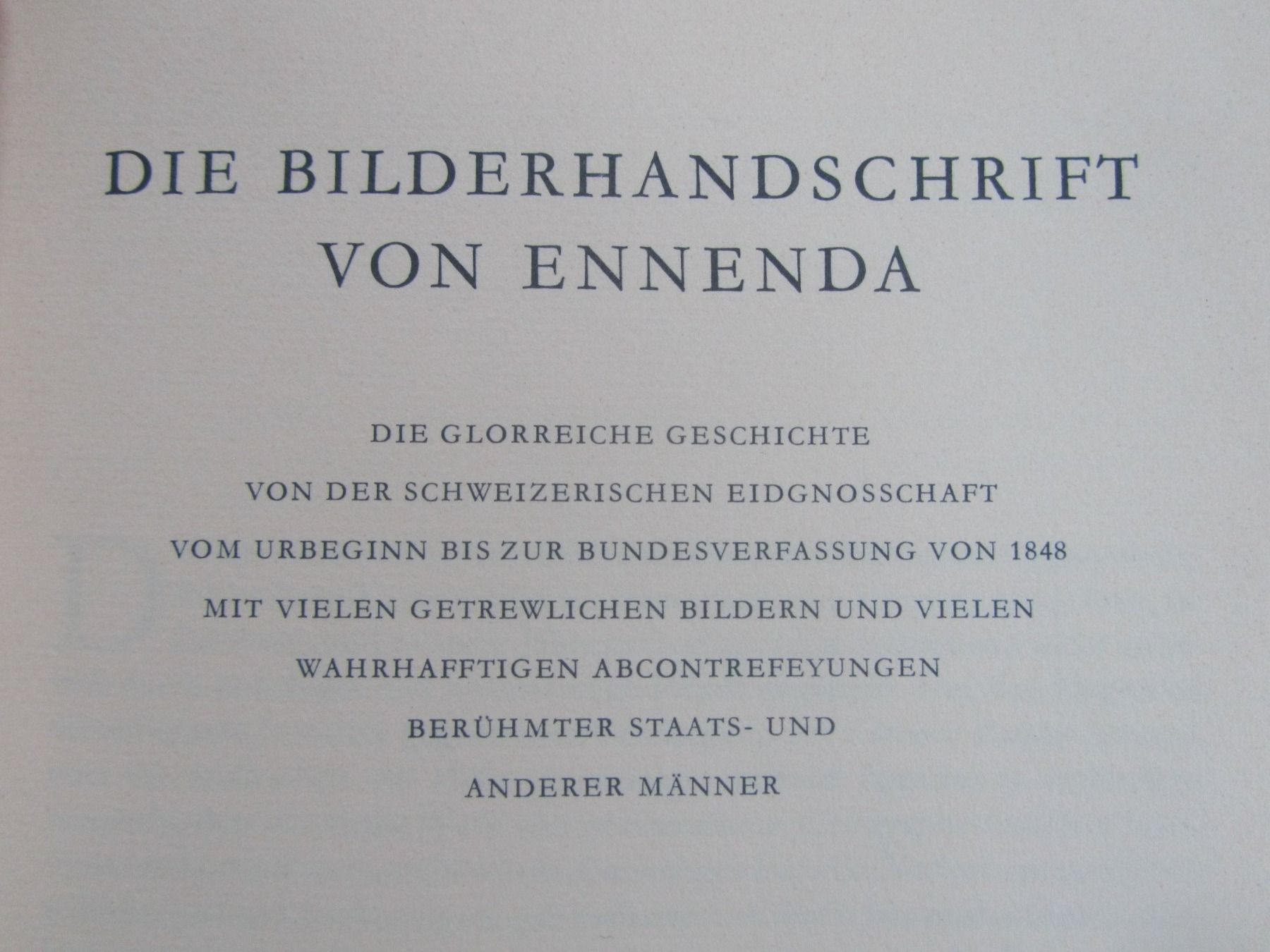 Libri: Die Bilderhandschrift von Ennenda – Usato da Seengen venduto da mikelele 2