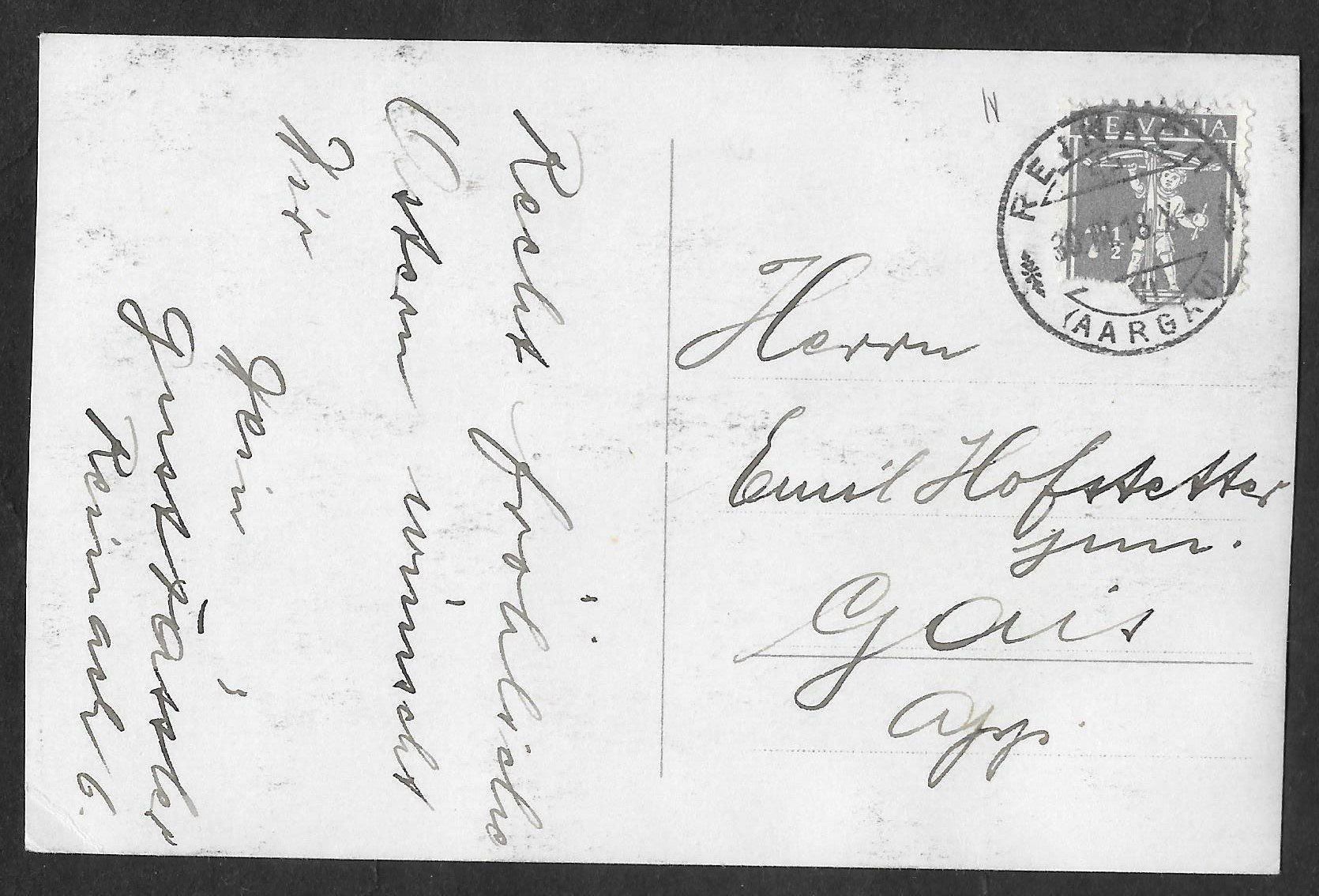 Cartoline postali: Reinach Teilansicht – Usato da Olten venduto da clotaldi 1