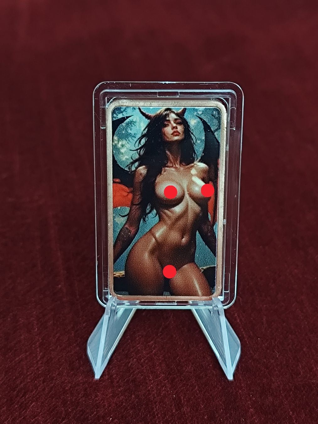 Tutti le monete: 1 OZ Kupferbarren "Devil" Erotica – Nuovo e nell'imballaggio originale da Diepoldsau venduto da Unique-Coins 2