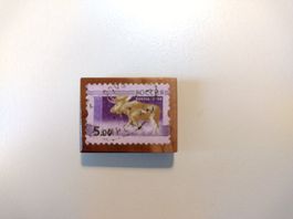 Magnet mit Briefmarke Russland