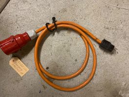 Übergang T15/CEE16  5x2.5mm Länge 2.0m