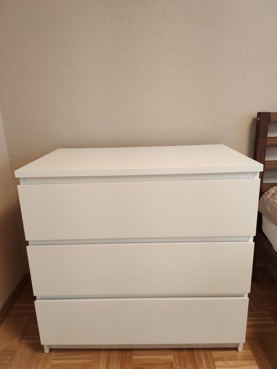 BABY PRICE Babykommode Mit 3 Schubladen & Wickelaufsatz – Weiß, 76x97x66 Cm, Hergestellt In Frankreich
