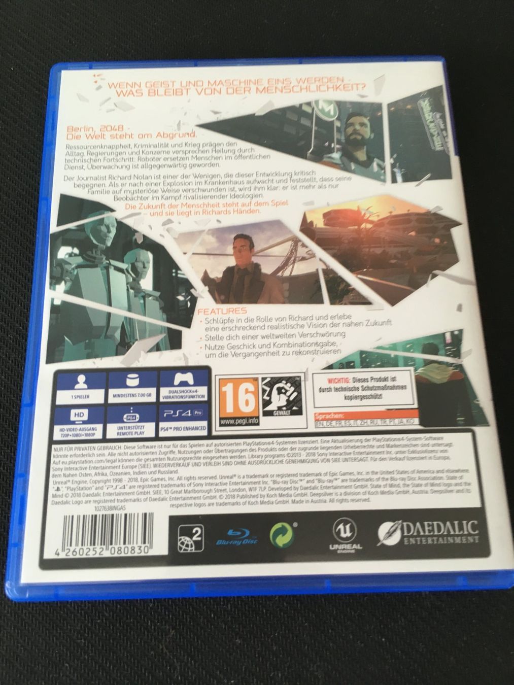 Sony Spiele: State of Mind für PS4 – Gebraucht aus St.Gallen von sjosjo 1