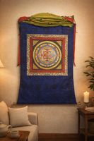 Tibetisches Mandala Thangka – Spirituelle Wandkunst 90 × 70
