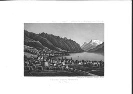Clarens Montreux Aquatinta von Dikenmann