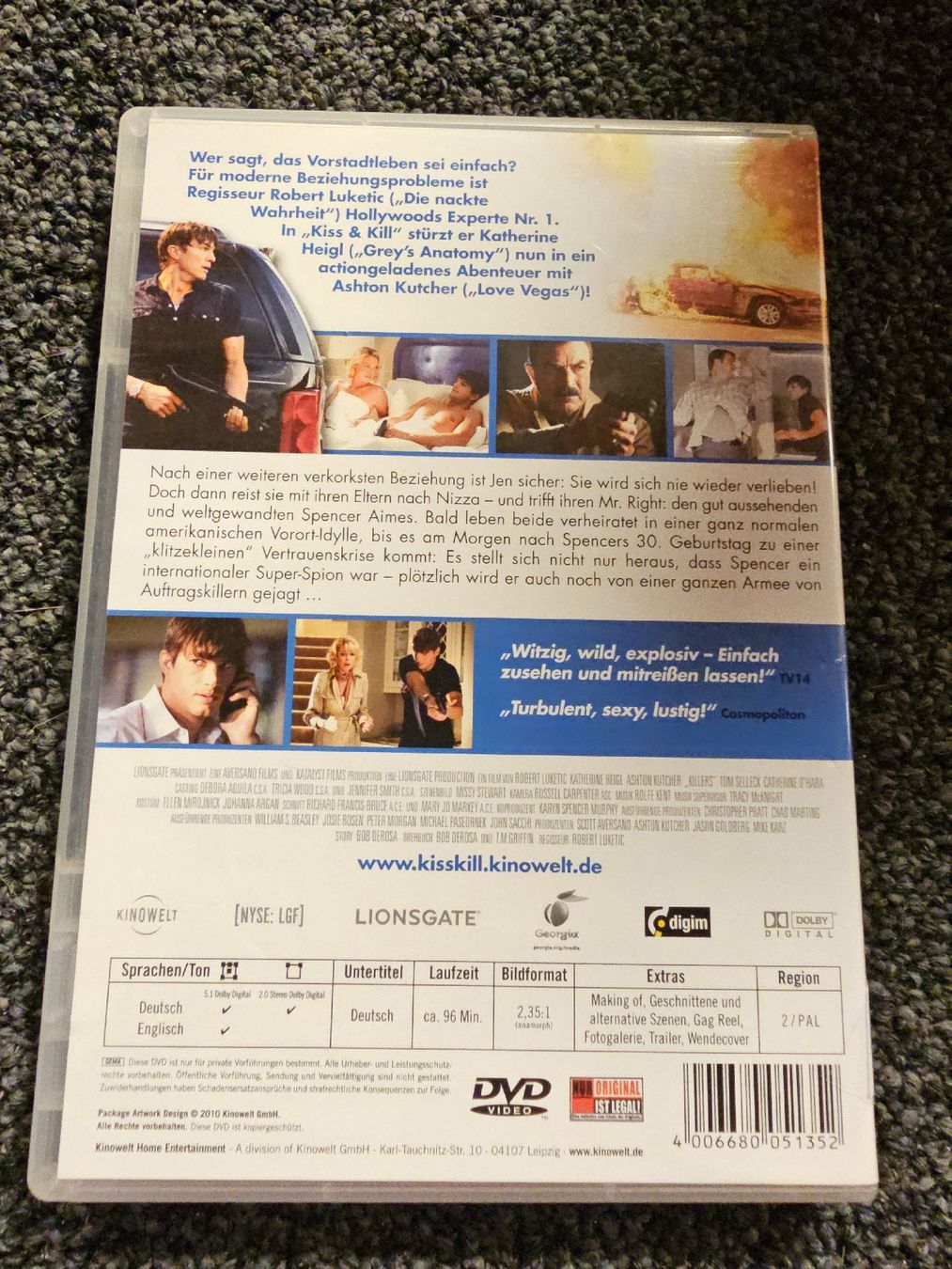 Alle DVDs: DVD Kiss & Kill (19163) – Gebraucht aus Ruswil von jan_bxl5 1
