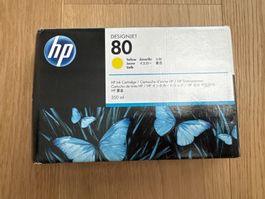 Original HP Tintenpatronen HP 80 Farbe Gelb