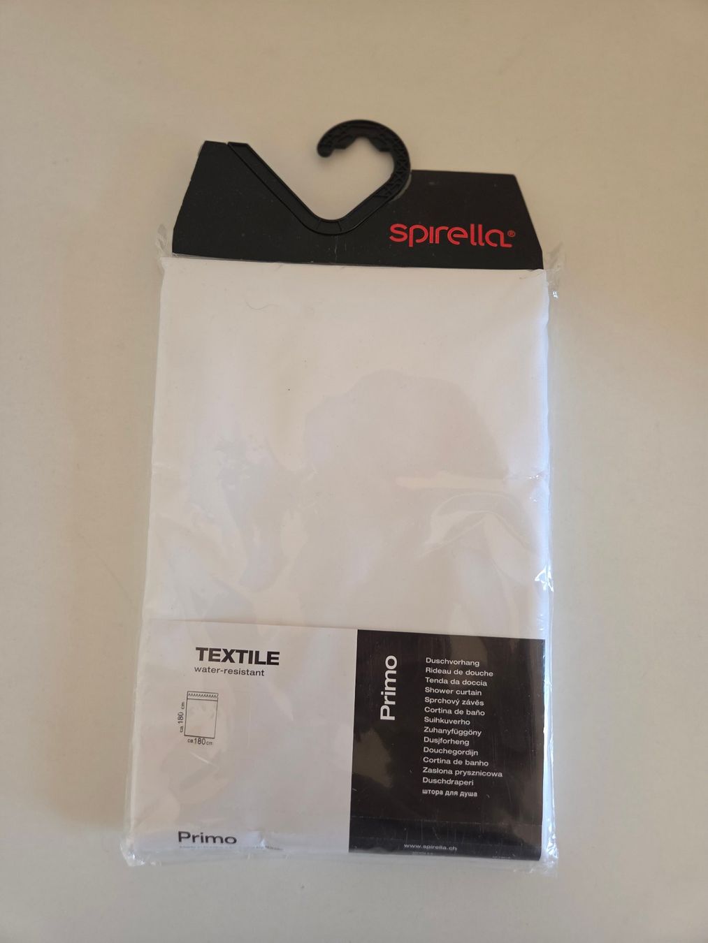 Spirella Vorhänge: Spirella Duschvorhang 180 x 180 cm – Neu und originalverpackt aus Oberrieden von Smart570