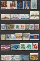 Canada timbre assortiment divers sujets