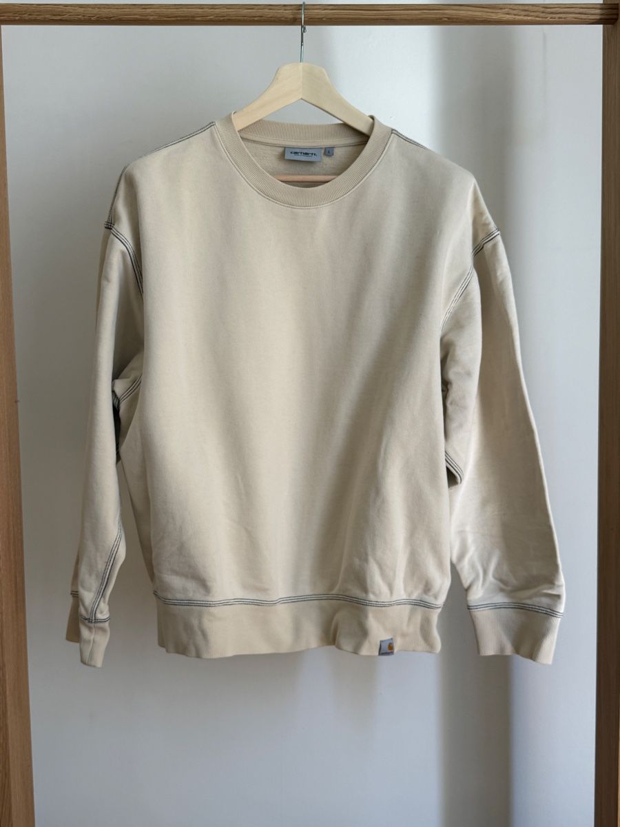 Carhartt Maglioni & Felpe: Carhartt WIP Baumwollpullover beige, Grösse L, neuwertig – Usato da Zürich venduto da nt7