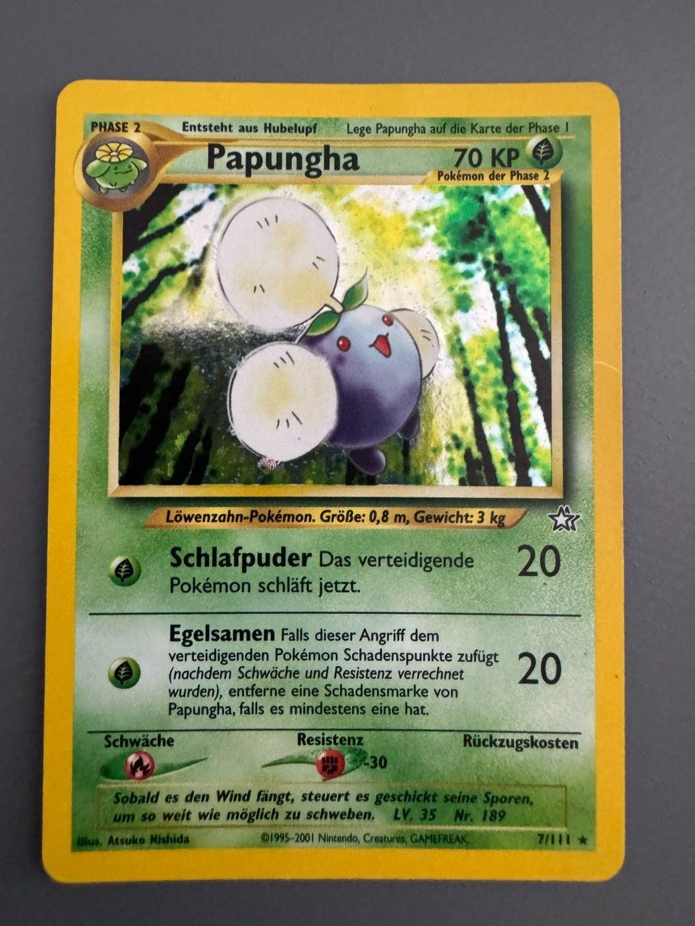 Pokémon Carte collezionabili: Papungha evolution Pokemon Neo Genesis Set DE – Usato da Wald ZH venduto da Boltriz 3