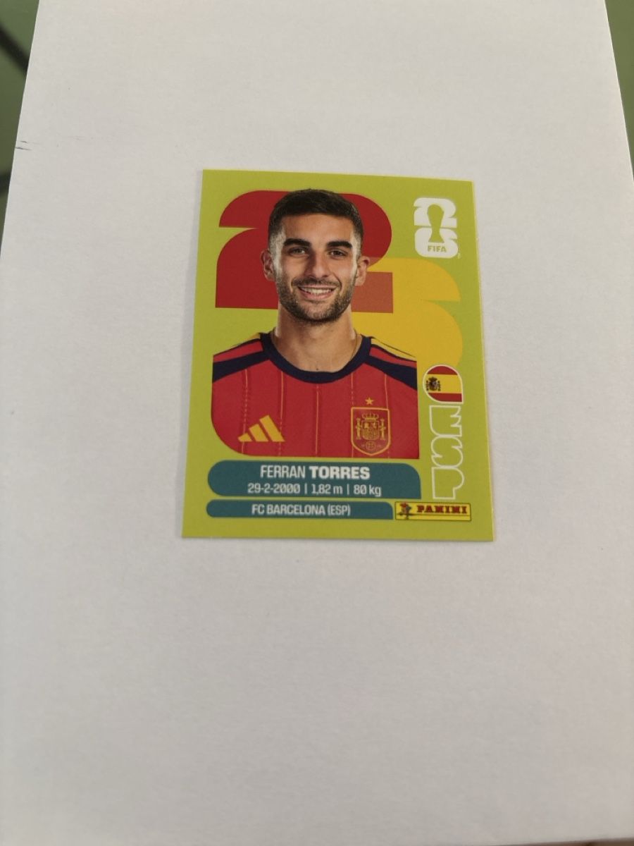 Panini Carte collezionabili: Panini Sticker WM 2026 Ferran Torres ESP 18 – Nuovo (secondo la descrizione) da Suhr venduto da Aylou