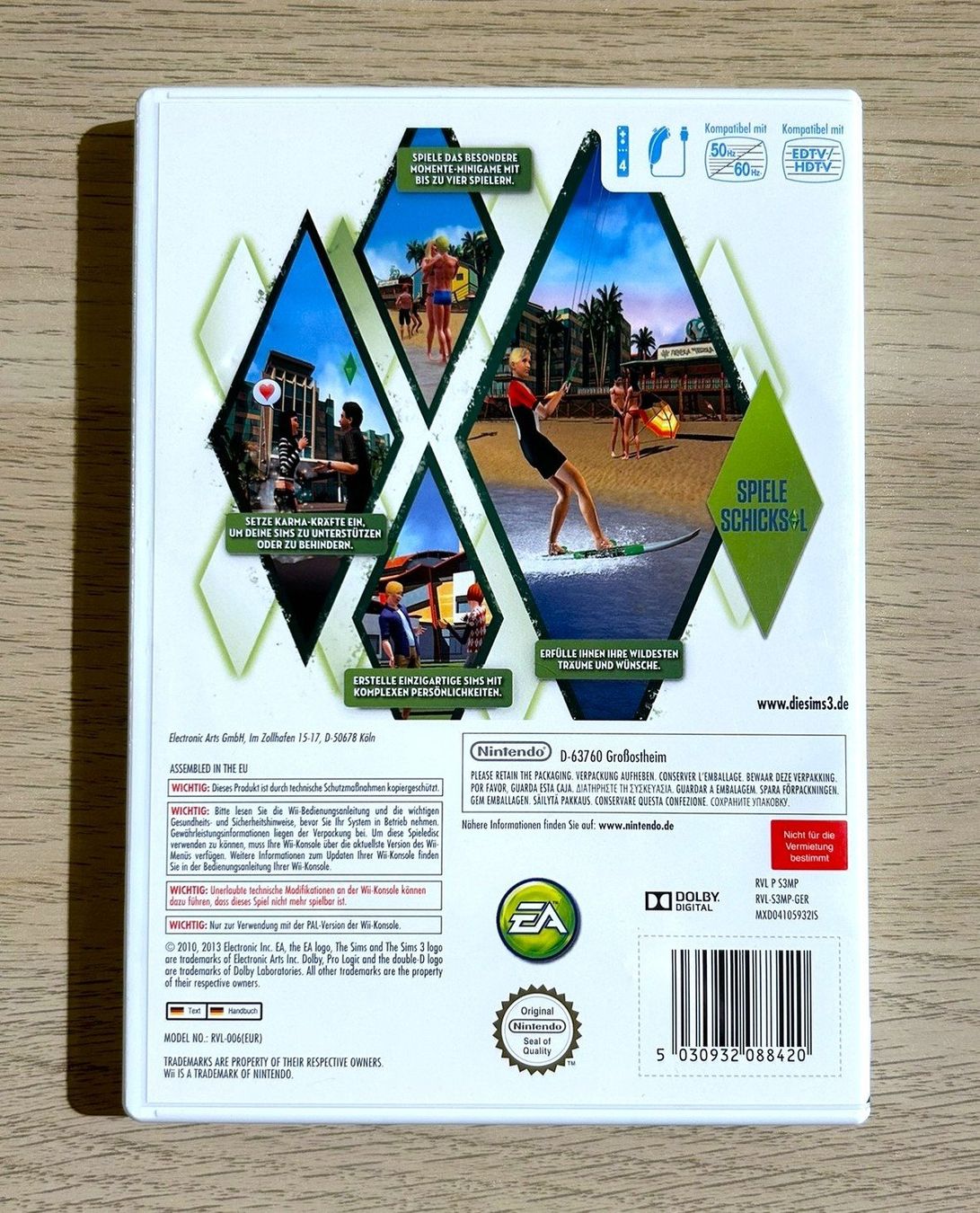 Nintendo Giochi: Die Sims 3 Nintendo Wii – Usato da St. Gallen venduto da Alpine.Arcade 1