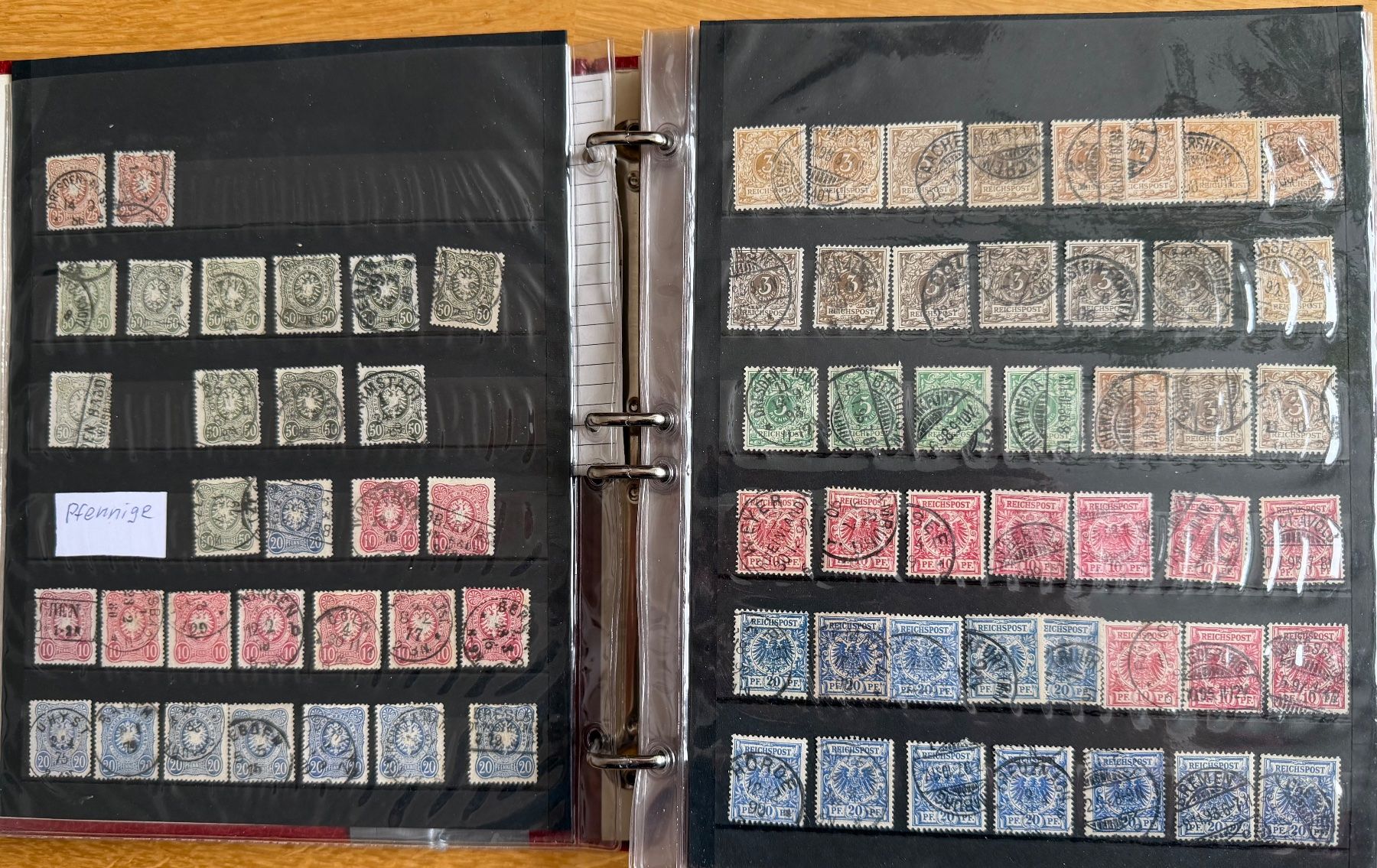 Tutti i francobolli: Deutsches Reich ab 1880er, BRD: Sammlung Farbvarianten – Usato da Oberuzwil venduto da Deafgrischa 2