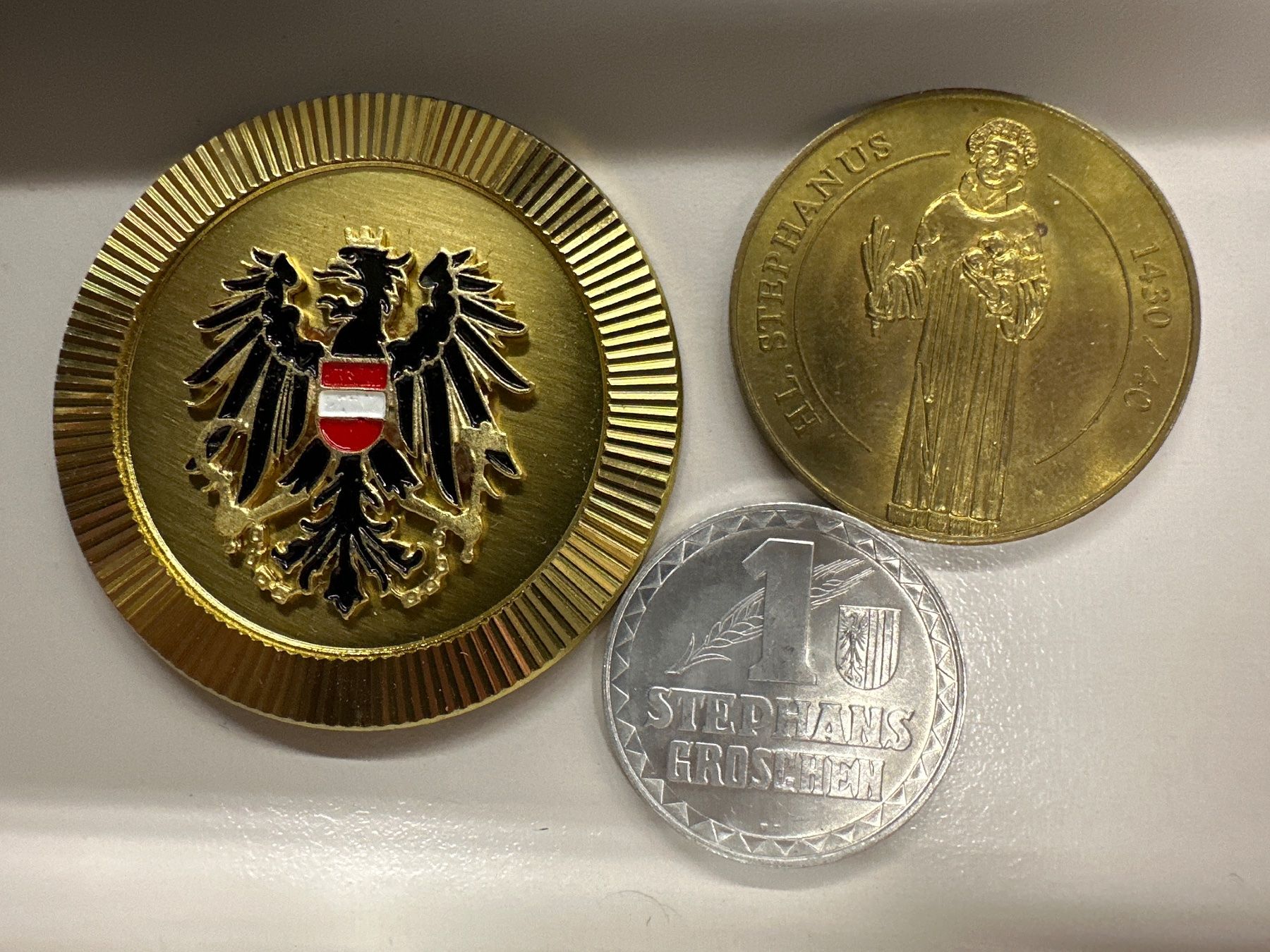 Medaglie: 3 versch. Medaillen Oesterreich – Usato da Herisau venduto da herau
