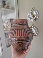 Wunderschöne Vintage Vase in braun