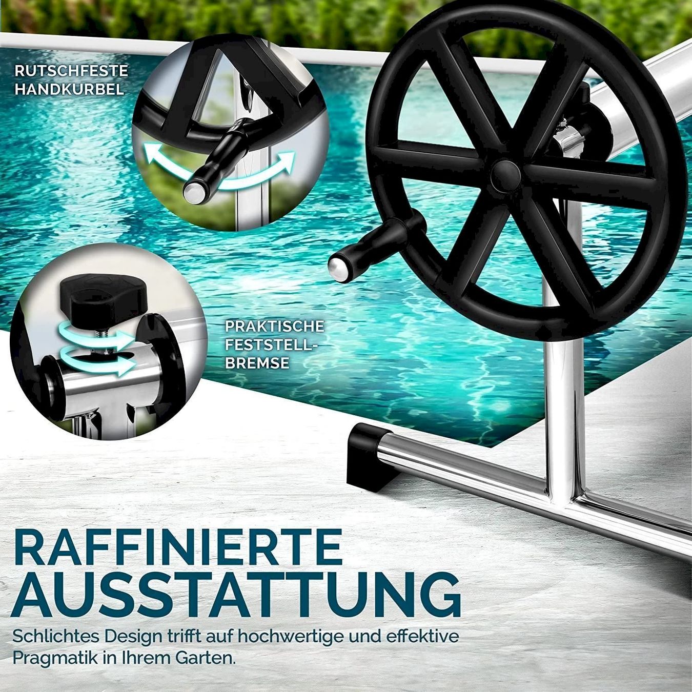 Schwimmbad: tillvex Pool Aufroller 3 - 5,70 m – Neu und originalverpackt aus Bottighofen von zaap 3